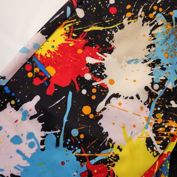 Fresh Prince Joggers Mens Large Streetwear Urban Colorful Paint Splatter - Picture 6 of 13